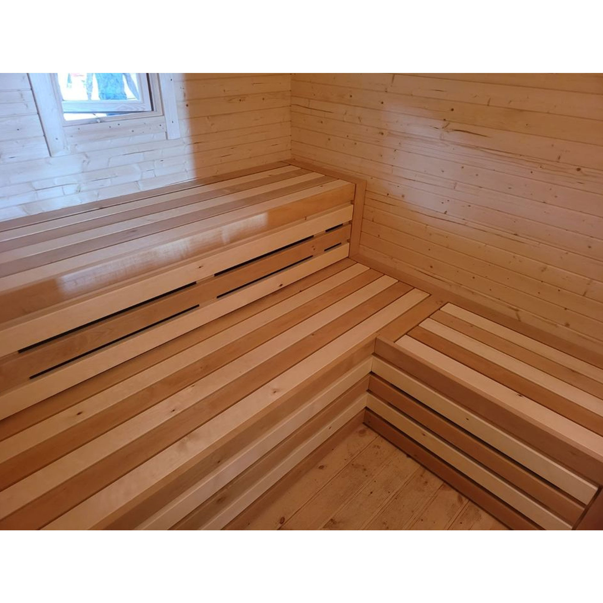 Quadrosauna Sauna Saunafass Garten Entspannung