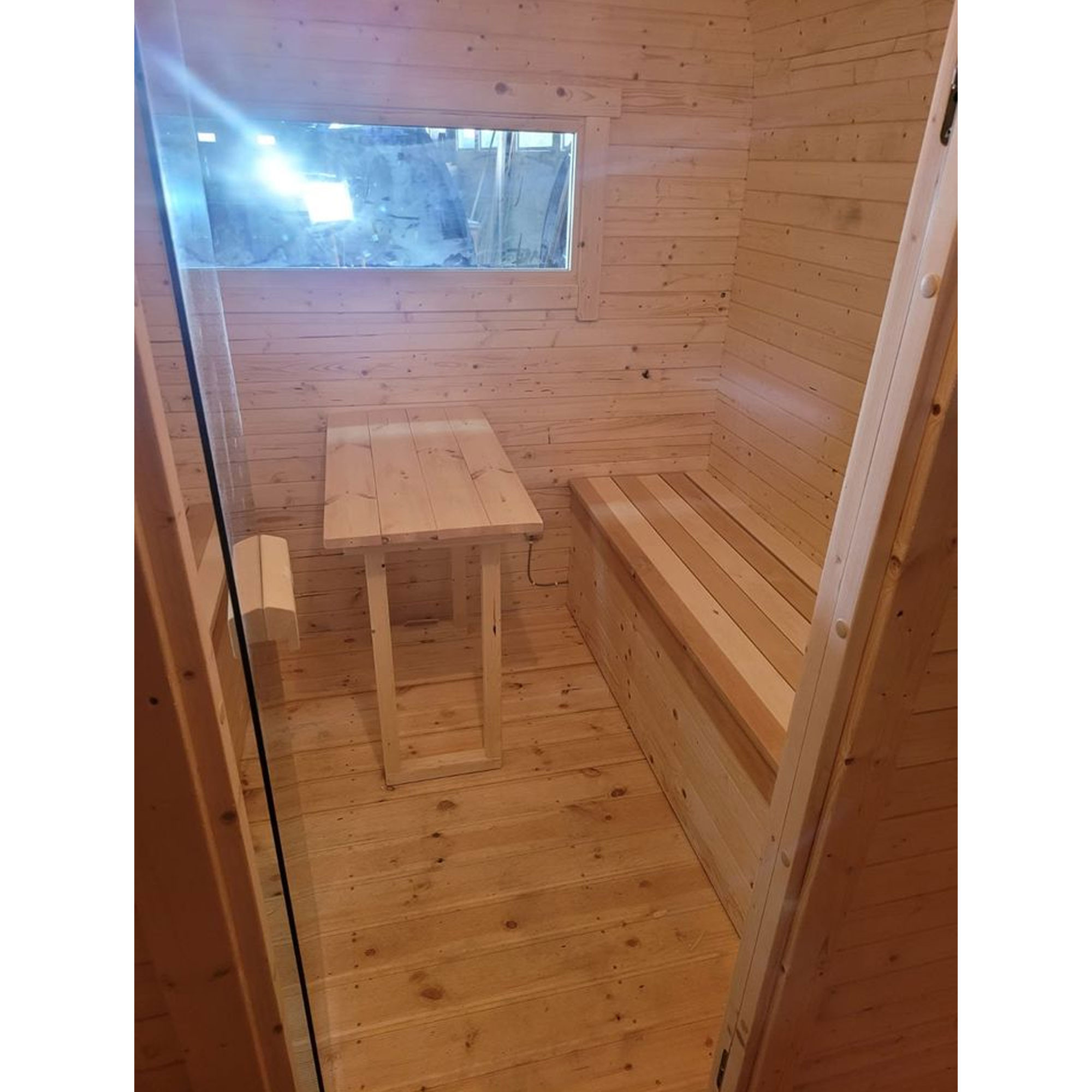Quadrosauna Sauna Saunafass Garten Entspannung