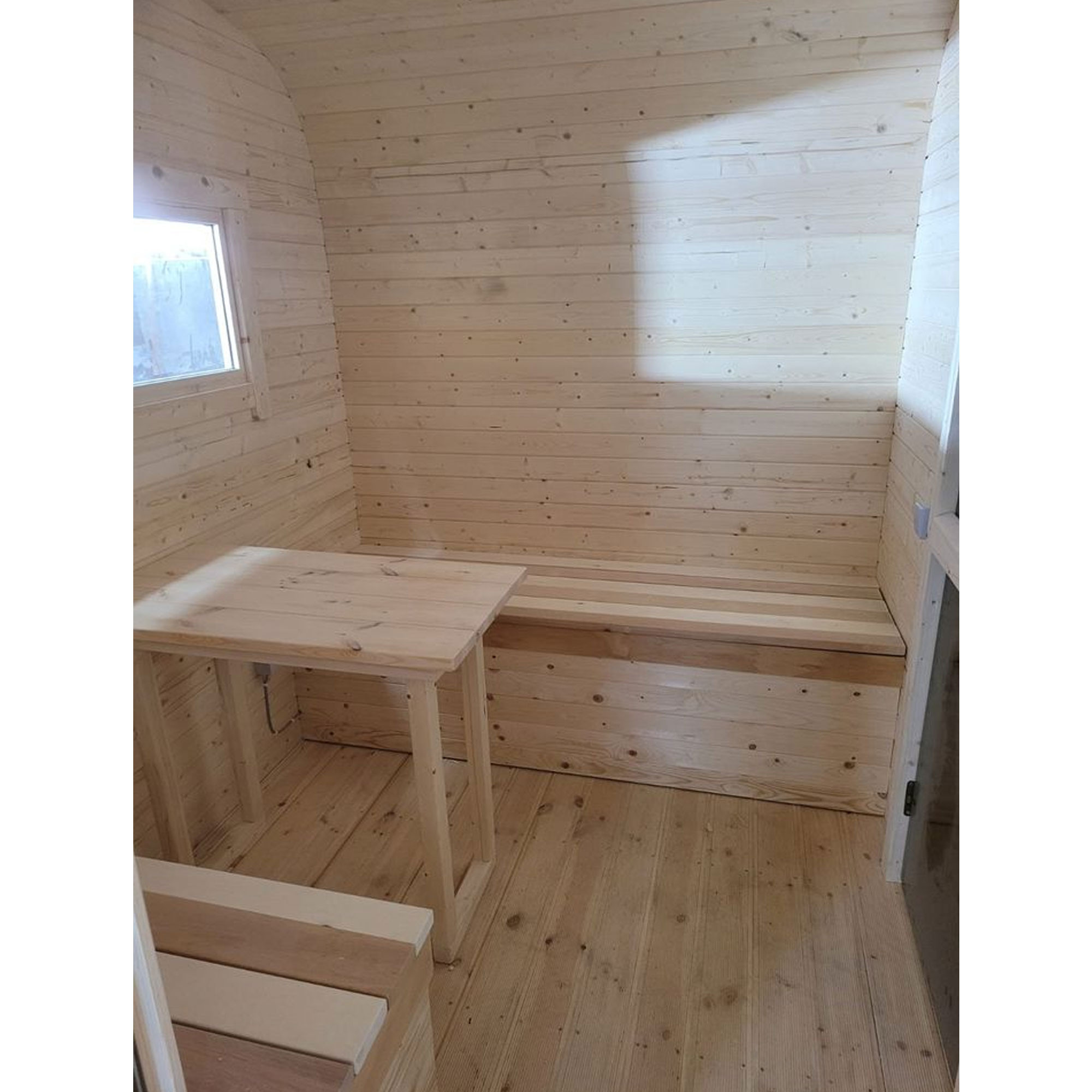 Quadrosauna Sauna Saunafass Garten Entspannung